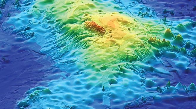 Tamu Massif - Bản đồ 3D dưới đáy biển