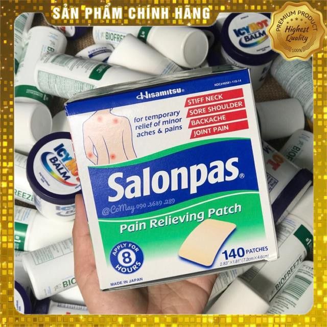 Hình ảnh miếng dán giảm đau Salonpas Mỹ (ảnh 1)