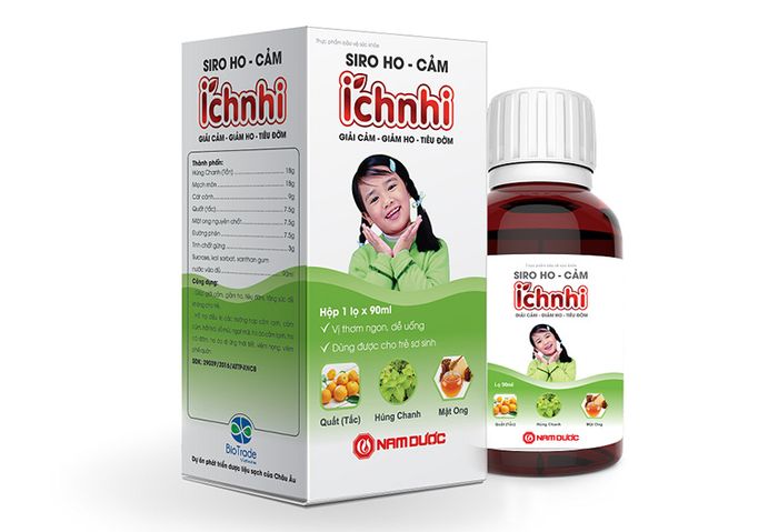 Siro Ích Nhi - Thiết kế chai an toàn, tiện dụng cho trẻ nhỏ