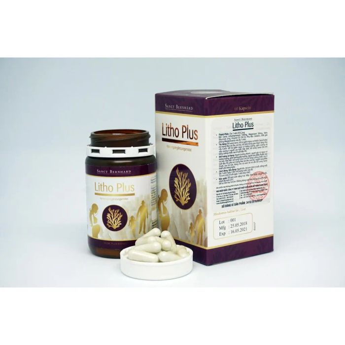 Hình ảnh sản phẩm Canxi hữu cơ Litho Plus cho mẹ bầu