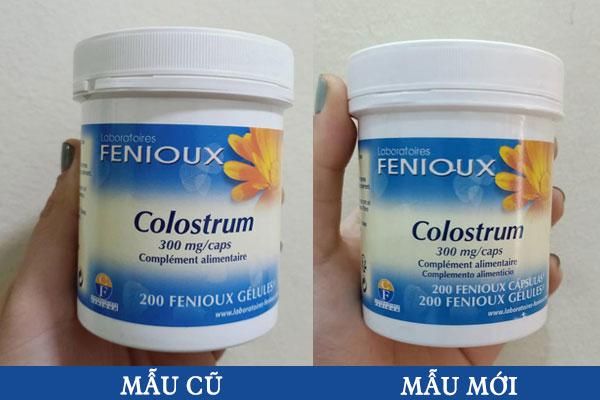 Hình ảnh thực tế sữa non Fenioux Colostrum dạng viên