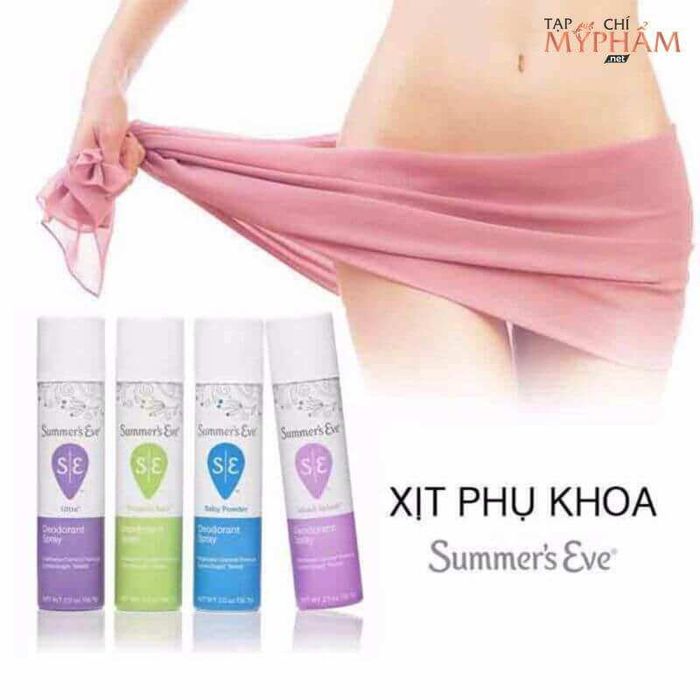 Hình ảnh chính hãng xịt khử mùi vùng kín Summer's Eve
