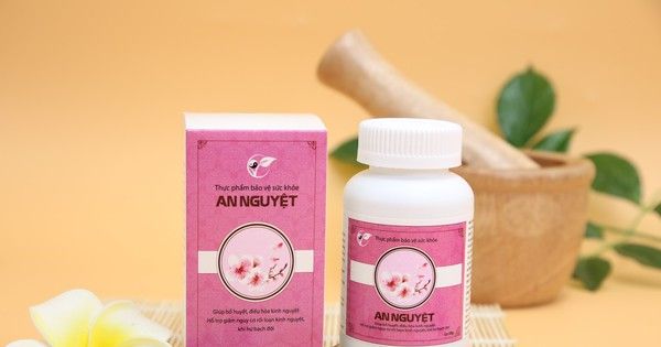 Hình ảnh bao bì sản phẩm TPBVSK An Nguyệt - Thiết kế sang trọng với tông màu chủ đạo