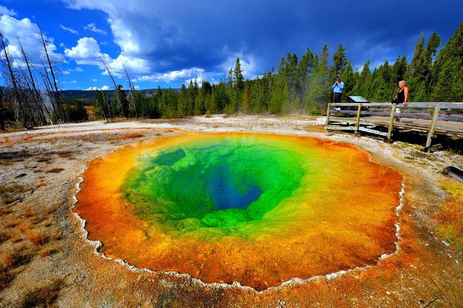 Yellowstone - Bức tranh từ vệ tinh