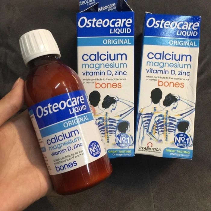 Hình ảnh sản phẩm Canxi Osteocare chính hãng từ Anh Quốc (ảnh 1)