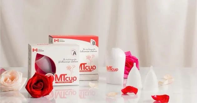 Hình ảnh 1 - Cốc nguyệt san MTcup: Thiết kế tinh tế với chất liệu silicon y tế cao cấp, an toàn tuyệt đối cho sức khỏe phụ nữ.