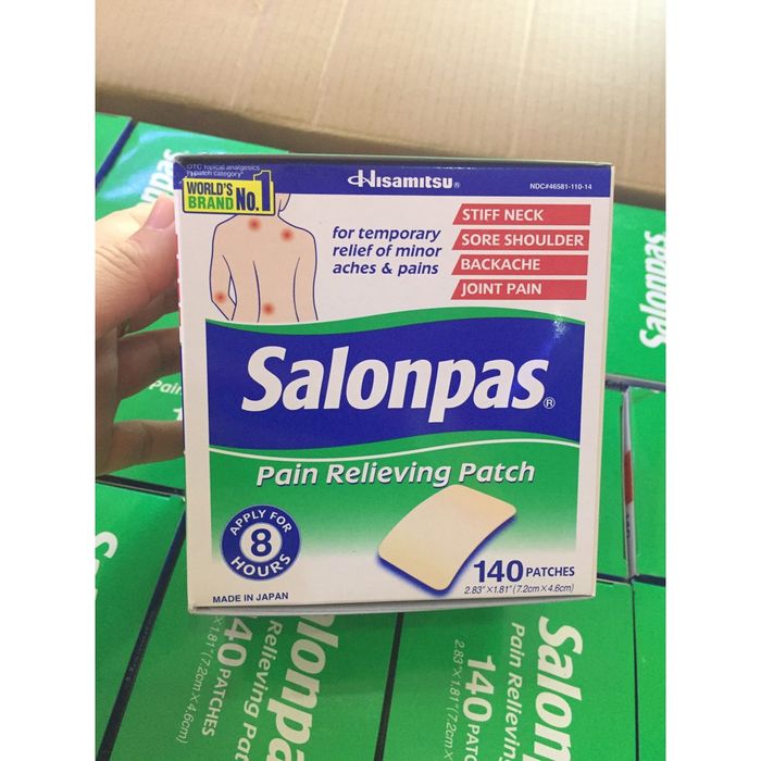Hình ảnh miếng dán giảm đau Salonpas hàng Mỹ (ảnh 2)