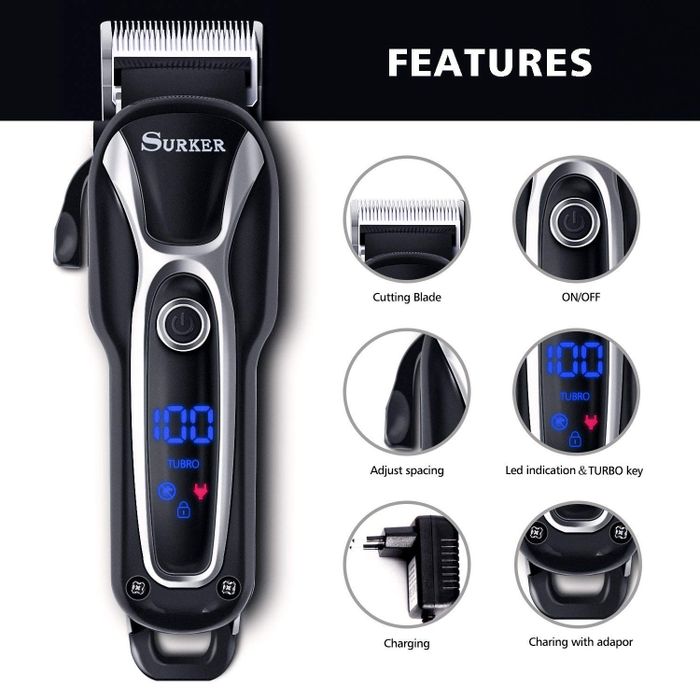 Hình ảnh tông đơ Surker SK-803 phiên bản cao cấp