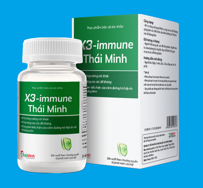 Bộ sưu tập hình ảnh X3-Immune Thái Minh - Bảo vệ sức khỏe toàn diện