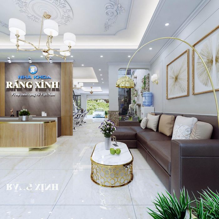 Không gian hiện đại và sang trọng tại Nha khoa Răng Xinh
