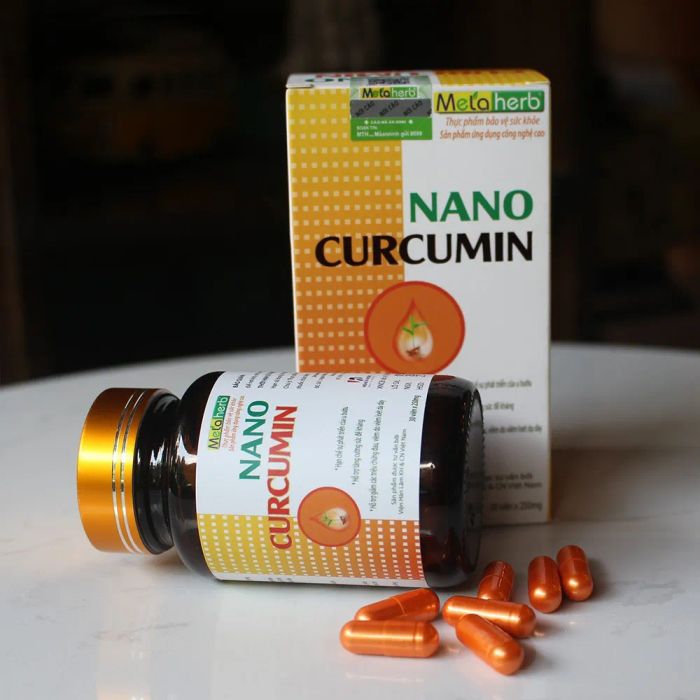 Hình ảnh sản phẩm Nano Curcumin Metaherb chính hãng