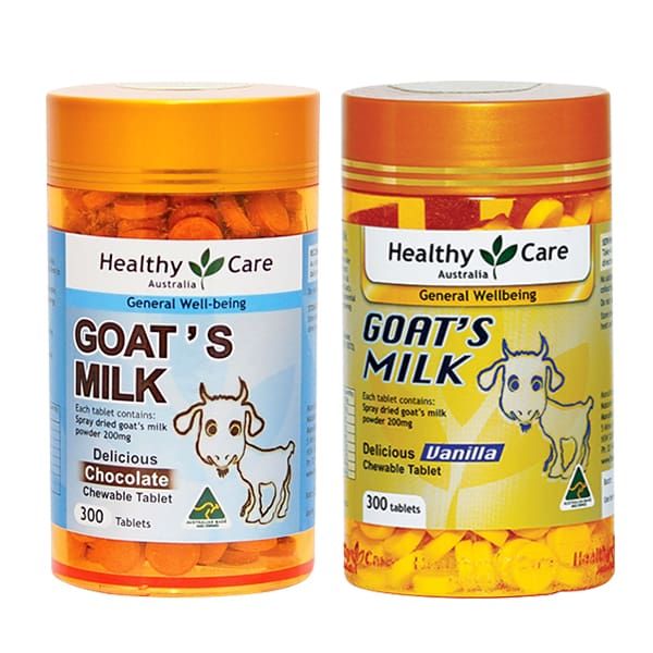 Viên sữa dê cô đặc Goat Milk Healthy Care - Hình ảnh thực tế sản phẩm dạng viên tiện lợi