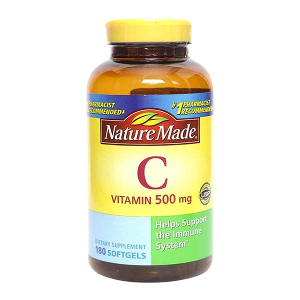 Hình ảnh thực tế Nature Made Vitamin C 500mg - Viên nang chất lượng cao với thiết kế tối giản, đảm bảo độ tinh khiết tuyệt đối.