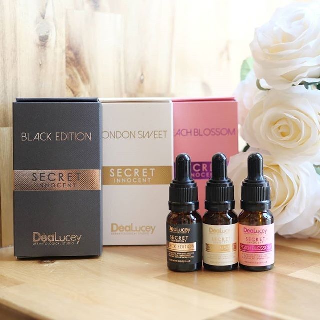 Hình ảnh chính hãng nước hoa vùng kín DeaLucey Secret Innocent phiên bản Black Edition