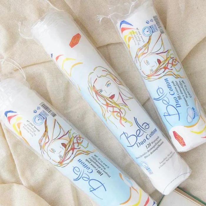 Hình ảnh bông tẩy trang Bella chính hãng - chuẩn mực mới của sự dịu dàng