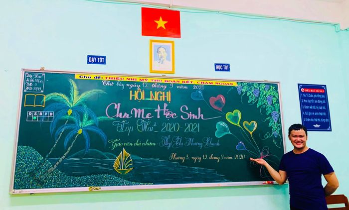 Hình ảnh minh họa trang trí bảng họp phụ huynh (nguồn internet) - ảnh 1