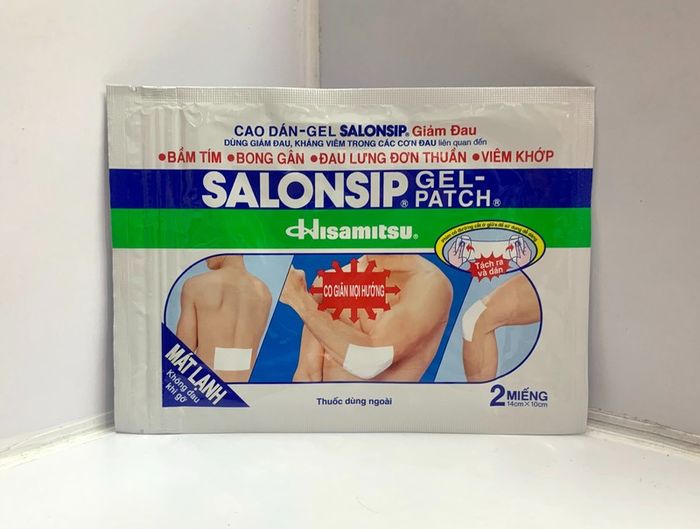 Hình ảnh Cao dán - Gel giảm đau kháng viêm Salonsip Gel-Patch - ảnh 2