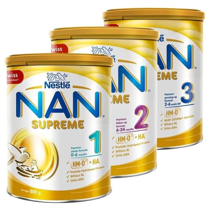 Hình ảnh chân thực sữa Nan Supreme - bao bì nguyên seal