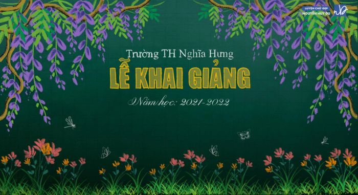 Hình ảnh minh họa 1: Bảng trang trí chủ đề thiên nhiên (Nguồn: Sưu tầm)