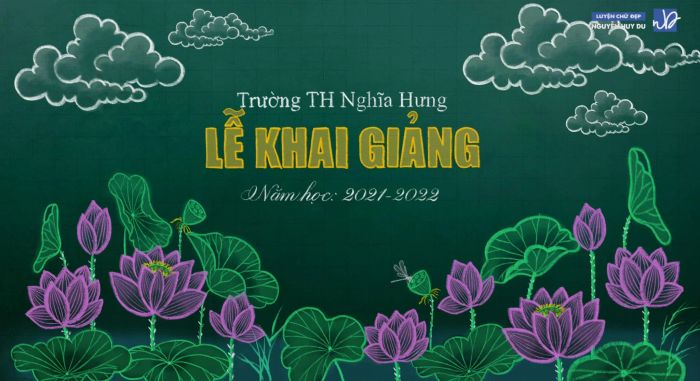 Hình ảnh minh họa 1: Tác phẩm hoa Sen trên bảng (Nguồn: Tổng hợp)