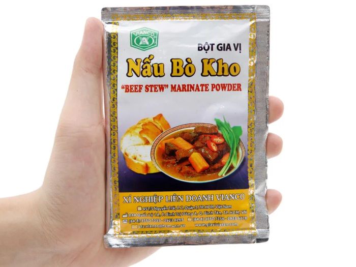 Bột gia vị nấu Bò Kho Vianco - Hình ảnh 1