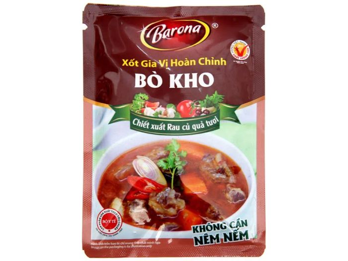 Xốt gia vị hoàn chỉnh Bò Kho Barona - Hình ảnh 1