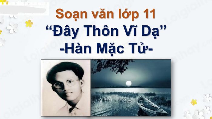 Hình ảnh minh họa nghệ thuật về thôn Vĩ Dạ (Nguồn: Internet)