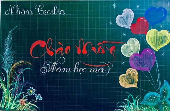 Hình ảnh minh họa 3: Bố cục trang trí hoàn thiện (Nguồn: Sưu tầm)
