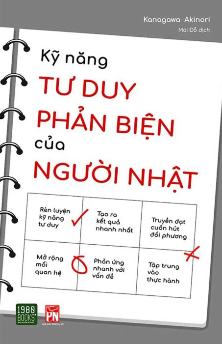 Tinh Hoa Tư Duy Phản Biện Nhật Bản - Kanagawa Akinori (2019) - Ảnh bìa tinh tế