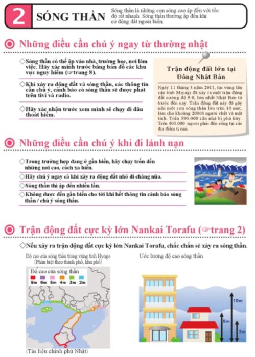 Ảnh minh họa sinh động về quá trình hình thành sóng thần (Nguồn: Internet)