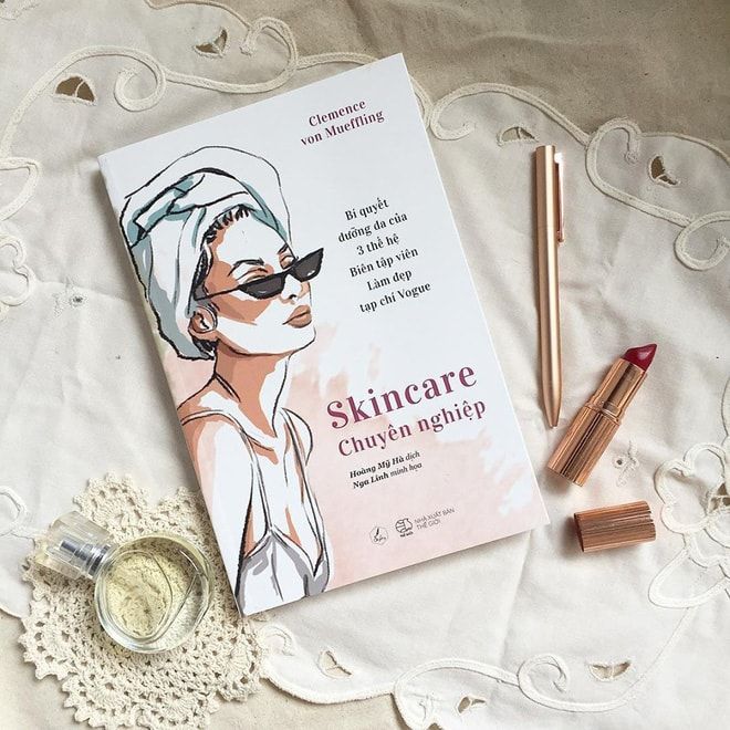 Hình ảnh minh họa quy trình skincare chuẩn Pháp
