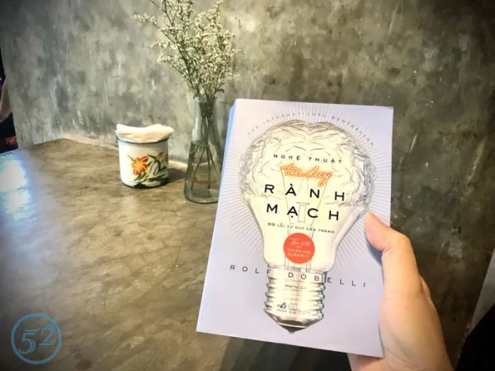 Nghệ thuật tư duy minh mẫn (The Art of Thinking Clearly) - Rolf Dobelli (2011) - Ảnh bìa ấn tượng