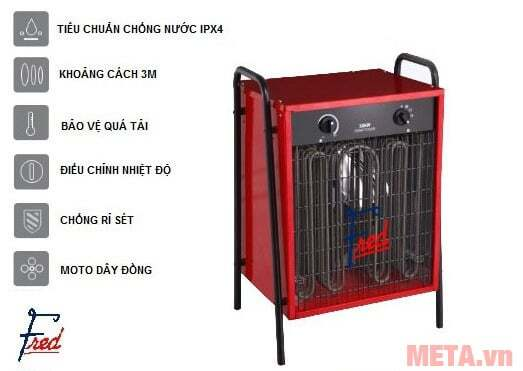 Máy có chức năng bảo vệ quá tải đảm bảo an toàn cho người dùng