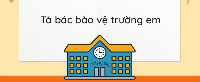 Hình ảnh minh họa sống động về công việc của bác bảo vệ (Nguồn: Tư liệu giáo dục)