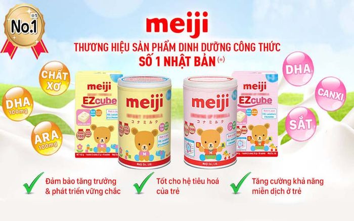 Hình ảnh minh họa sản phẩm Sữa bột Meiji – ảnh 1