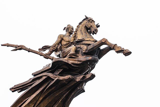 Hình ảnh minh họa: Thánh Gióng cưỡi ngựa sắt (Nguồn: Internet)
