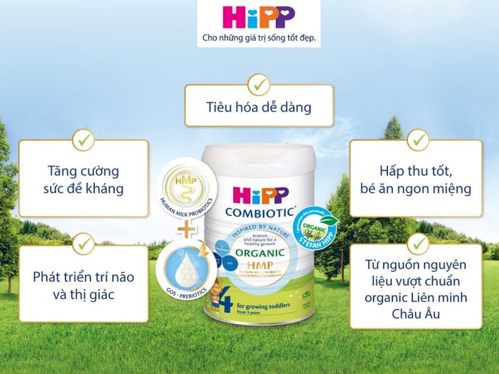 Hình ảnh minh họa Sữa bột công thức HiPP 3 Organic Combiotic – ảnh 2