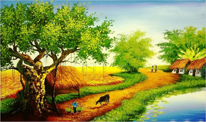 Hình ảnh minh họa: Cổng làng Việt cổ kính