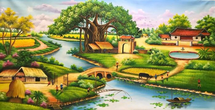 Hình ảnh minh họa: Làng quê đô thị hóa