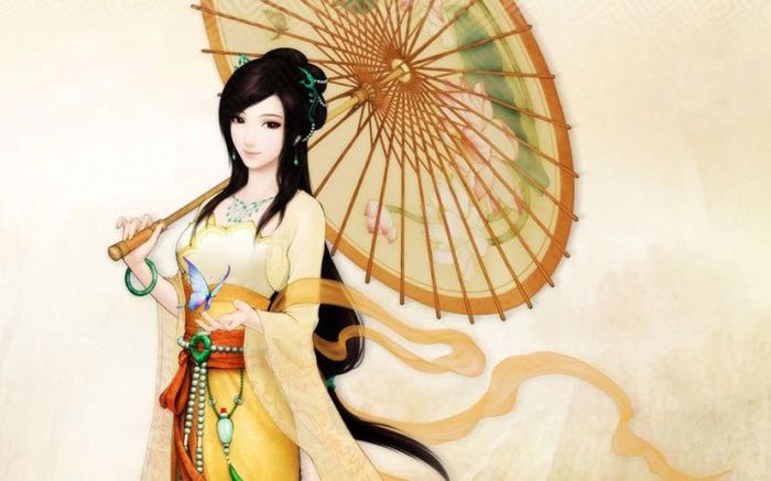 Tranh minh họa số 1: Vẻ đẹp Thúy Kiều qua nét vẽ cổ điển (Nguồn: Di sản nghệ thuật)