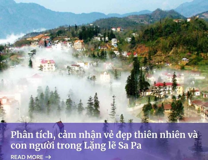 Hình ảnh minh họa số 1 - Bức tranh thiên nhiên Sa Pa (Nguồn: Tổng hợp)