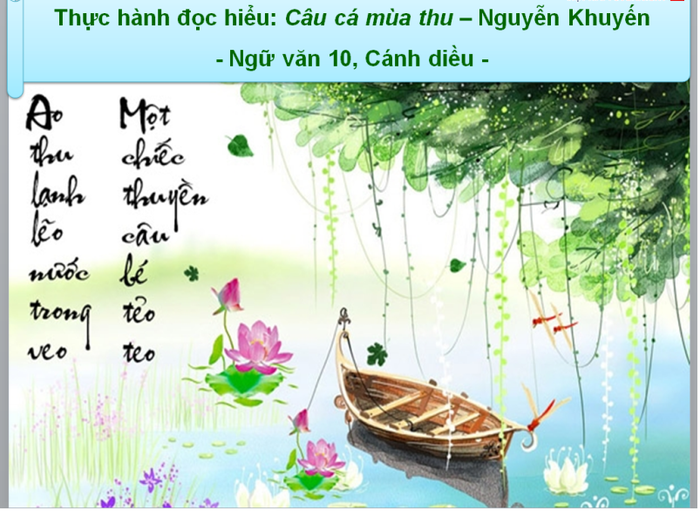 Tranh minh họa: Khung cảnh làng quê Bắc Bộ mùa thu (Nguồn: Tư liệu nghệ thuật)
