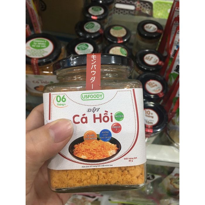 Ảnh chụp thực tế ruốc cá hồi US Food cao cấp