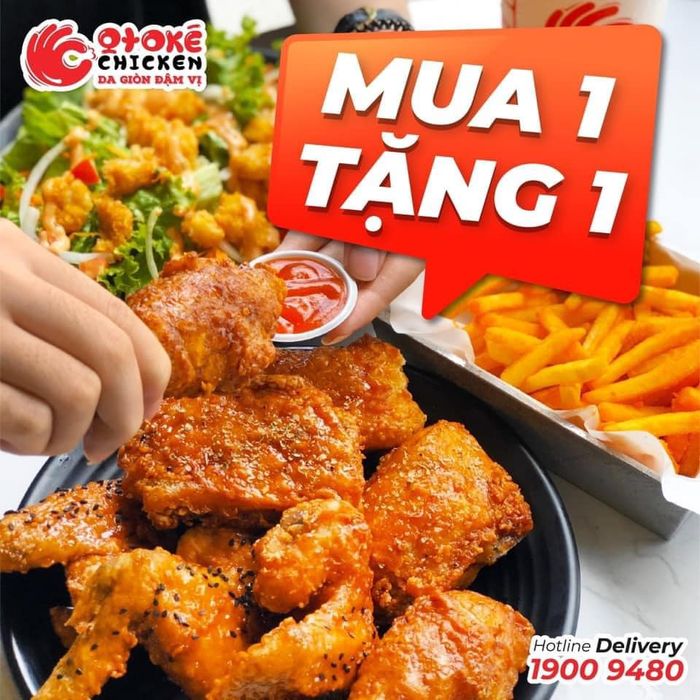 Otoké Chicken ảnh 2 - Bộ sưu tập hình ảnh gà rán thấm đẫm hương vị đặc trưng của ẩm thực Việt.