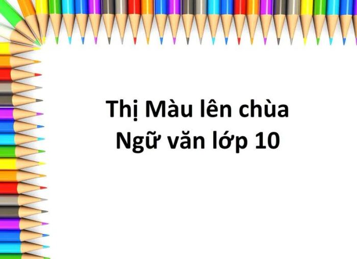 Hình ảnh minh họa 1: Cảnh Thị Mầu tán tỉnh tiểu Kính Tâm (Nguồn: Tư liệu nghệ thuật chèo Việt Nam)