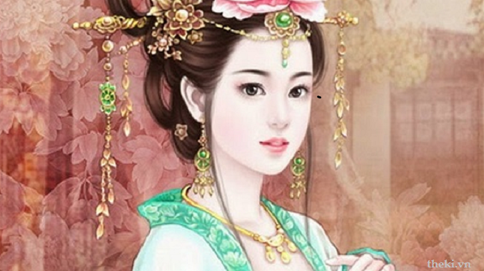 Tranh minh họa: Thúy Kiều trong đoạn trích 'Chị em Thúy Kiều' (Nguồn: Tư liệu nghệ thuật)