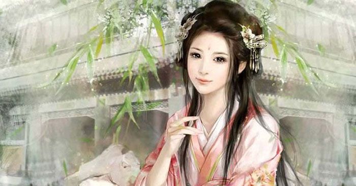 Tranh minh họa: Thúy Kiều trong nghệ thuật dân gian (Nguồn: Bảo tàng Văn học)