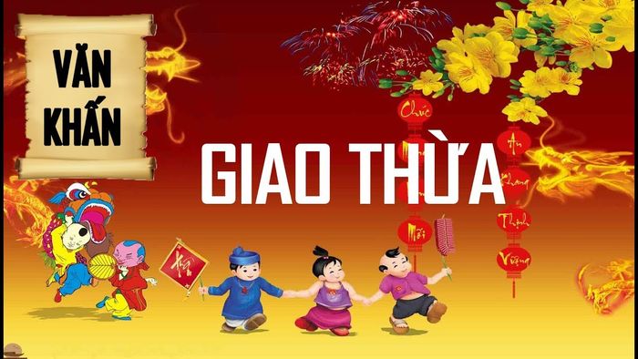 Hình ảnh minh họa mâm lễ cúng giao thừa (nguồn internet)