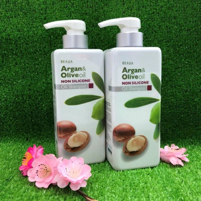 Ảnh Dầu Gội Chiết Xuất Hạt Argan Và Dầu Oliu BEAUA Argan & Olive Oil Shampoo 1