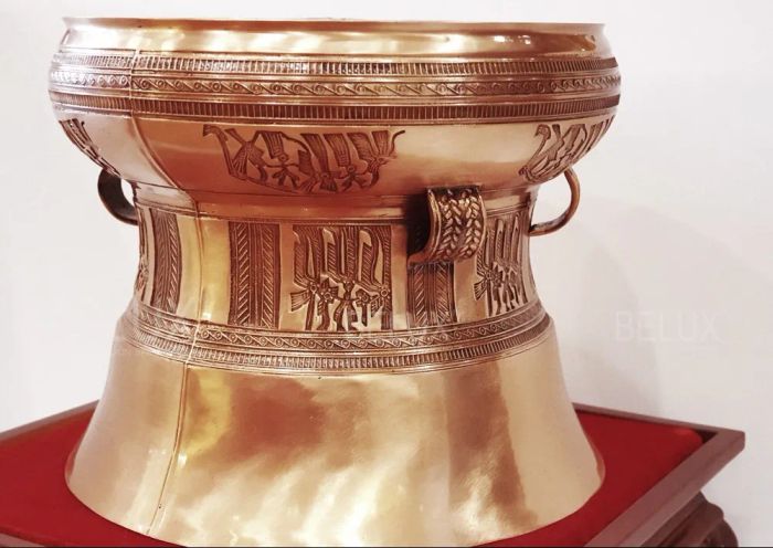 Hình ảnh minh họa trống đồng Đông Sơn (Nguồn: Sưu tầm)